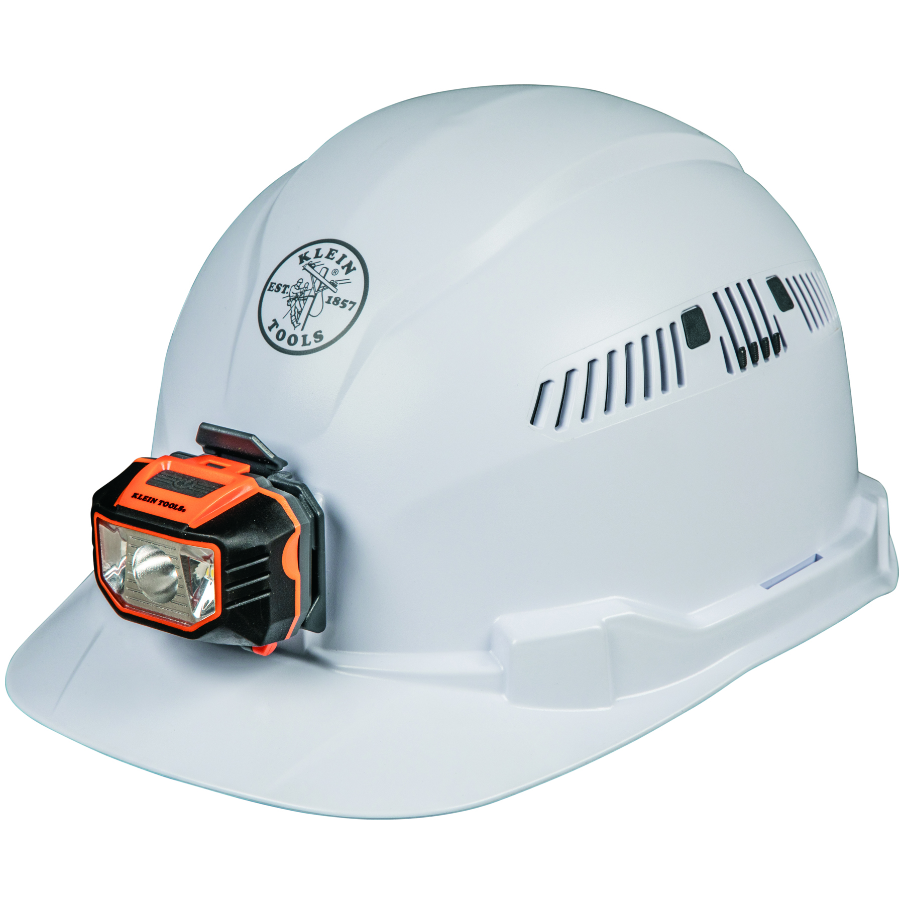 Hard Hat, Vented, Cap Style with Headlamp - 60113 | Klein Tools