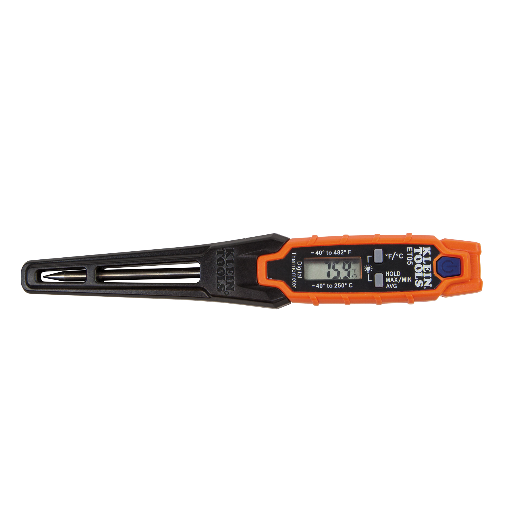 Digi-Sense Folding Pocket Thermometer - NIST Traceable Precalibrated Temperature Tester